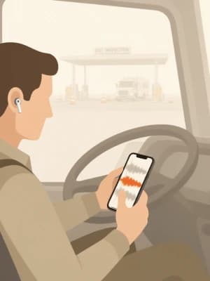 TruckTalk English language proficiency practice app for CDL truck drivers